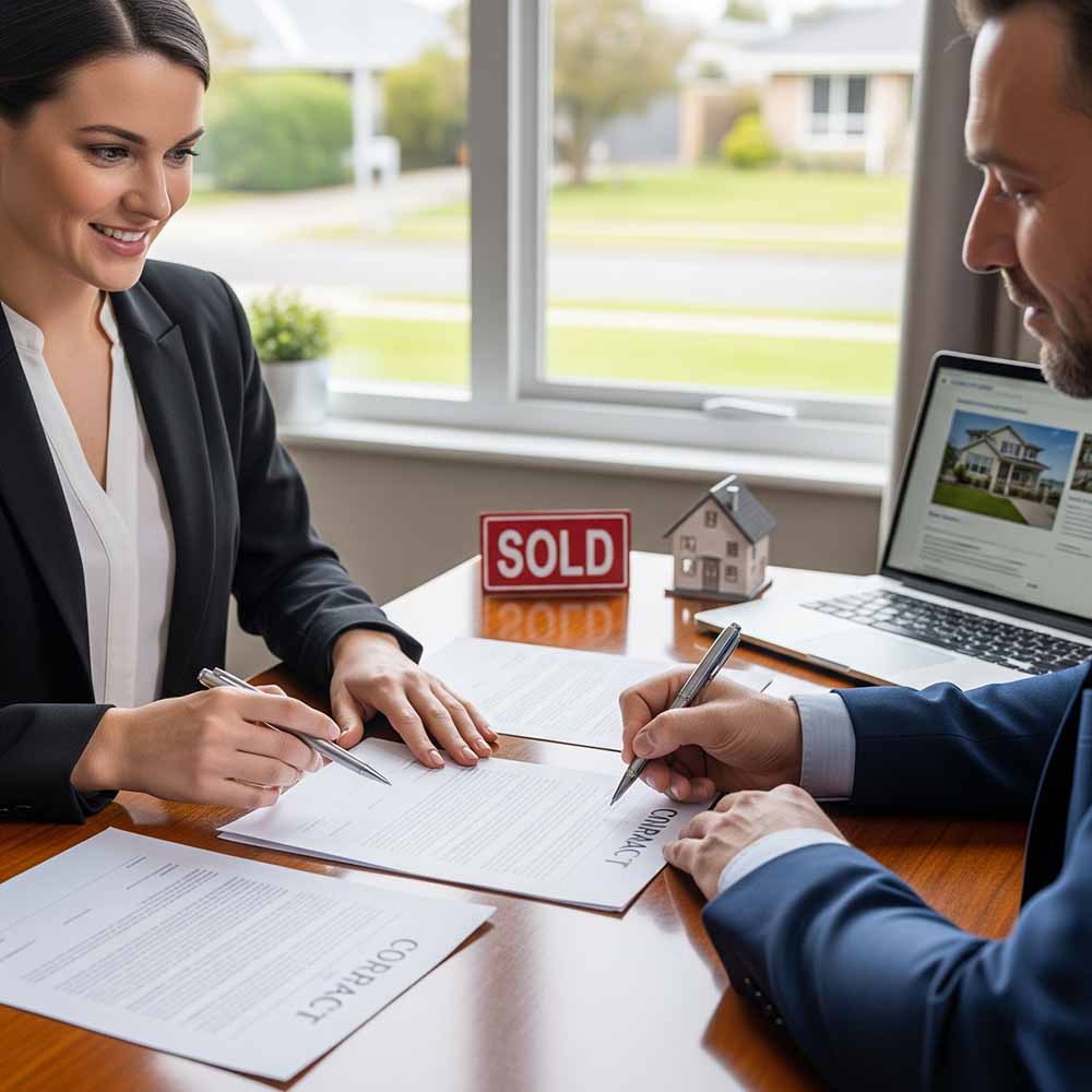 Lead-generating website design features tailored for real estate professionals.